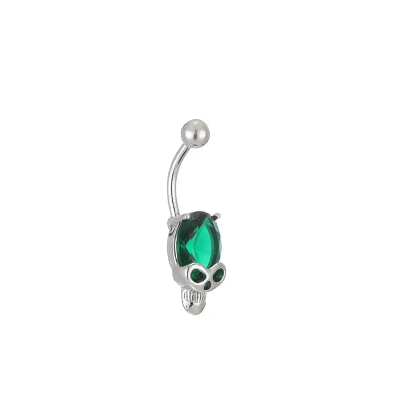 Unique Skull Belly Button Ring for Bold Style