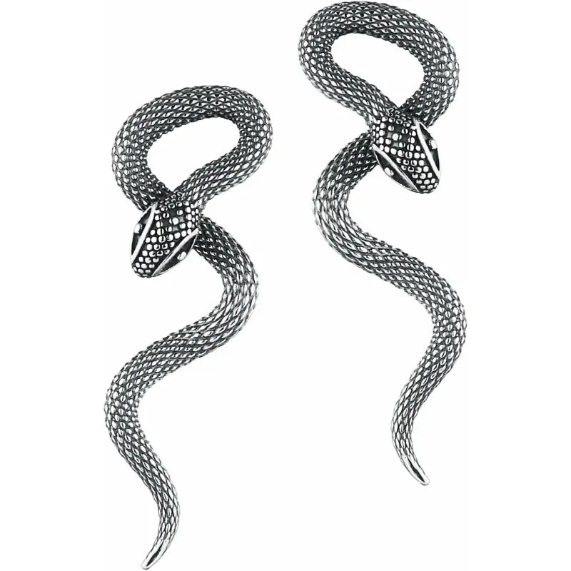 Bold Snake Stud Earrings for Women – Gothic Punk Vibes 2