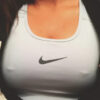 Women wear simple nipple rings