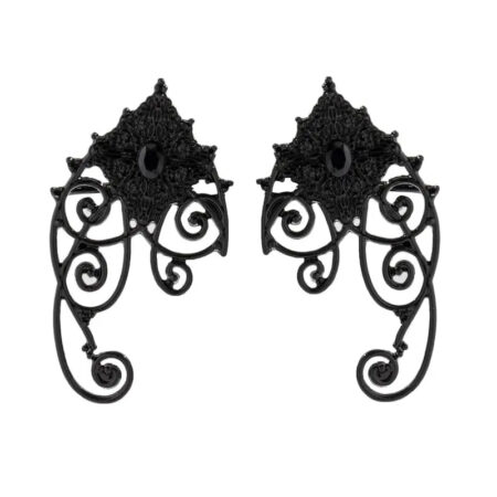 Vintage Gothic Elf Ear Cuff – Halloween Piercing Jewelry