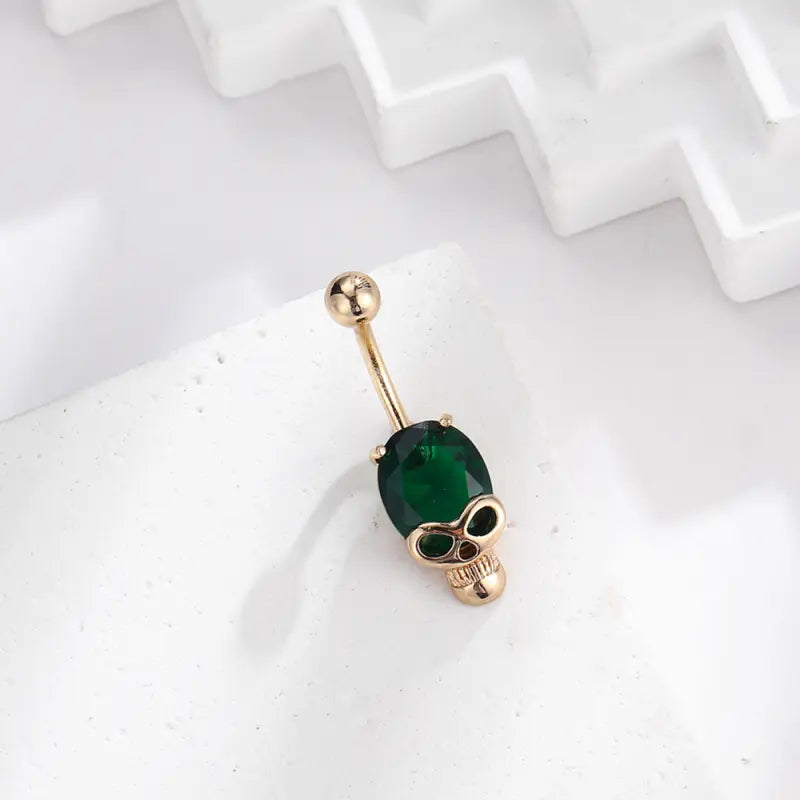 Skull Belly Ring