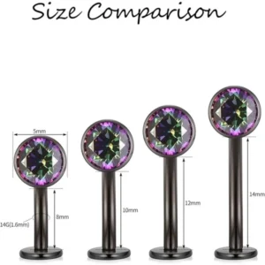 14G Titanium Floating Belly Button Rings