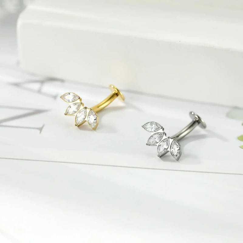 G23 Titanium Belly Button Ring Floating Navel Piercing Jewelry