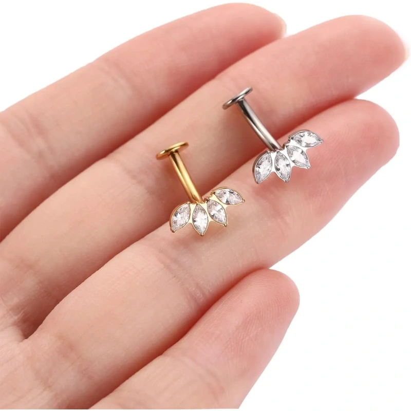 G23 Titanium Belly Button Ring Floating Navel Piercing Jewelry