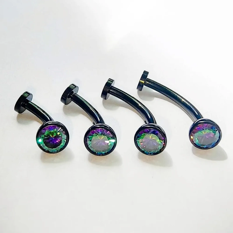 14G Titanium Floating Belly Button Rings
