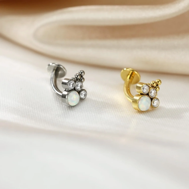 G23 Titanium Belly Button Ring Floating Navel Piercing Jewelry