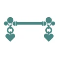 Dangle Nipple Rings